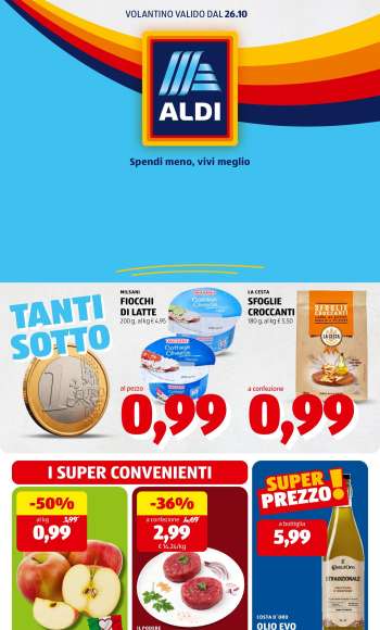Volantino Aldi - 26/10/2026 - 1/11/2026.