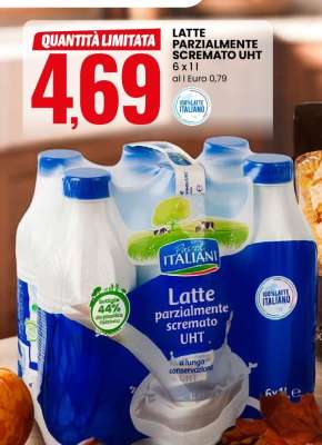Latte parzialmente scremato UHT