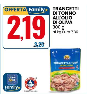 TRANCETTI DI TONNO ALL'OLIO DI OLIVA