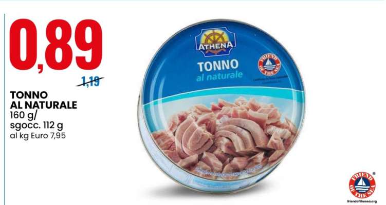Athena Tonno Al Naturale