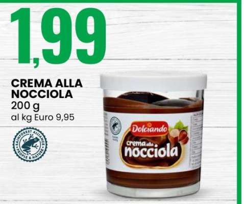 CREMA ALLA NOCCIOLA
