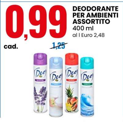 DEODORANTE PER AMBIENTI ASSORTITO