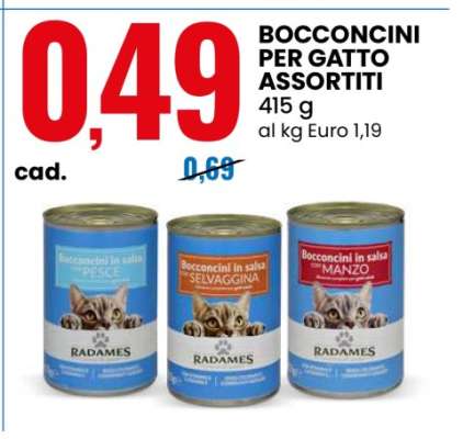 BOCCONCINI PER GATTO ASSORTITI