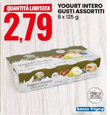 YOGURT INTERO GUSTI ASSORTITI