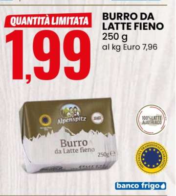 BURRO DA LATTE FIENO