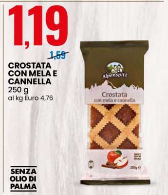 CROSTATA CON MELA E CANNELLA