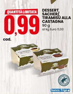 DESSERT SACHER/TIRAMISÙ ALLA CASTAGNA