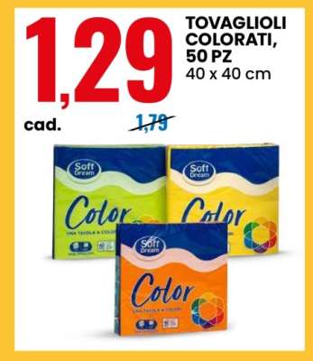 TOVAGLIOLI COLORATI, 50 PZ