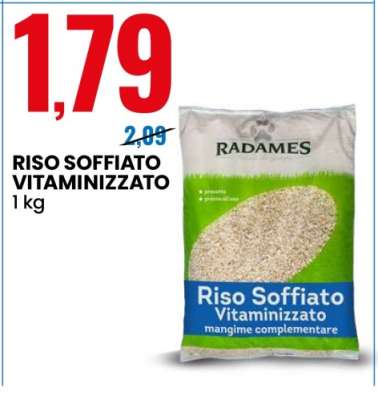 RISO SOFFIATO VITAMINIZZATO