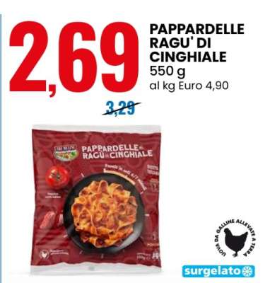PAPPARDELLE RAGU' DI CINGHIALE