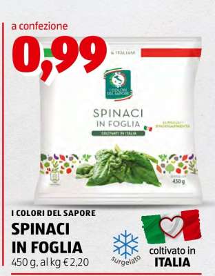 SPINACI IN FOGLIA
