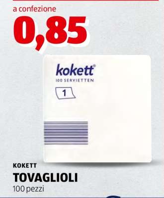 KOKETT TOVAGLIOLI