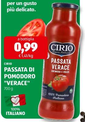 CIRIO PASSATA DI POMODORO VERACE