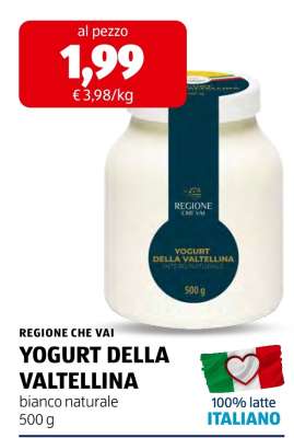 YOGURT DELLA VALTELLINA