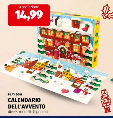 PLAY DOH CALENDARIO DELL'AVVENTO
