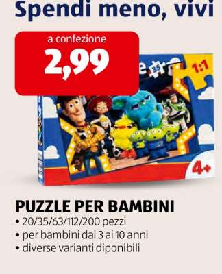 Puzzle per bambini