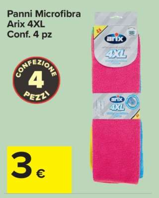 Panni Microfibra Arix 4XL