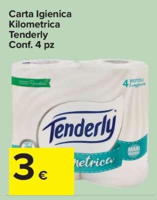 Carta Igienica Kilometrica Tenderly