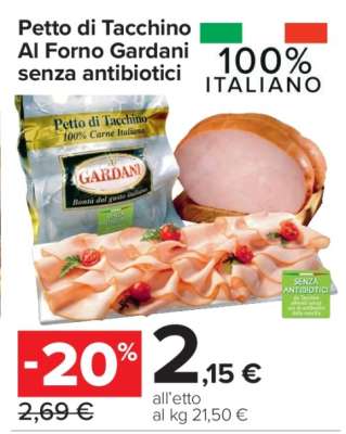 Petto di Tacchino al Forno Gardani