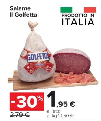 SALAME IL GOLFETTA