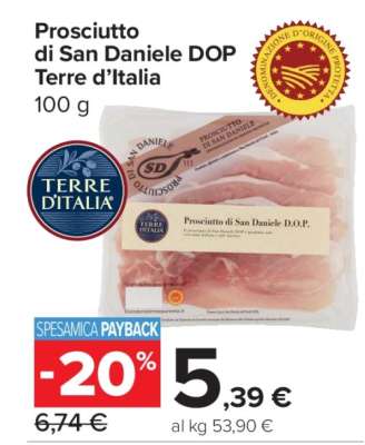 Prosciutto di San Daniele DOP Terre d'Italia