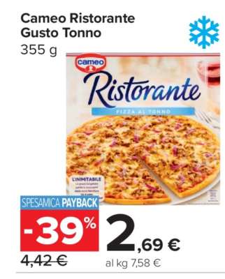 Cameo Ristorante Gusto Tonno