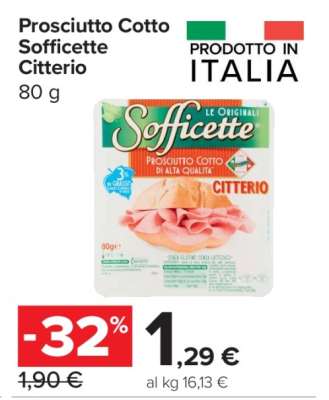 Prosciutto Cotto Sofficette Citterio