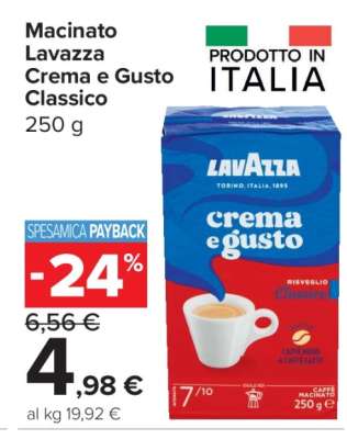 Macinato Lavazza Crema e Gusto Classico