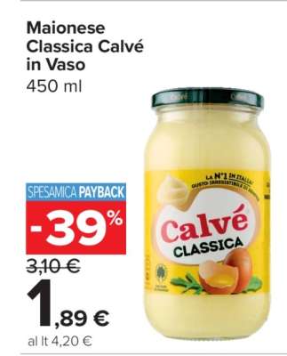 Maionese Classica Calvé in Vaso