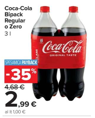 Coca Cola Bipack Regular o Zero