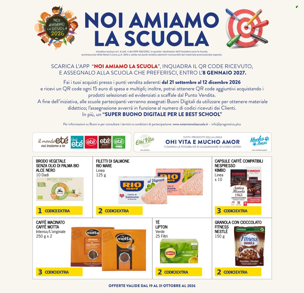 Volantino Eté - 19/10/2026 - 31/10/2026. Pagina 1