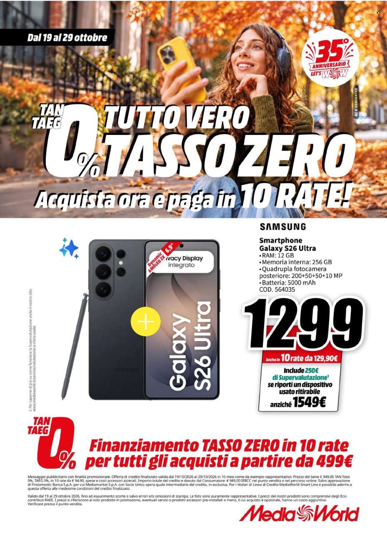 Volantino MediaWorld - 19/10/2026 - 29/10/2026. Pagina 11