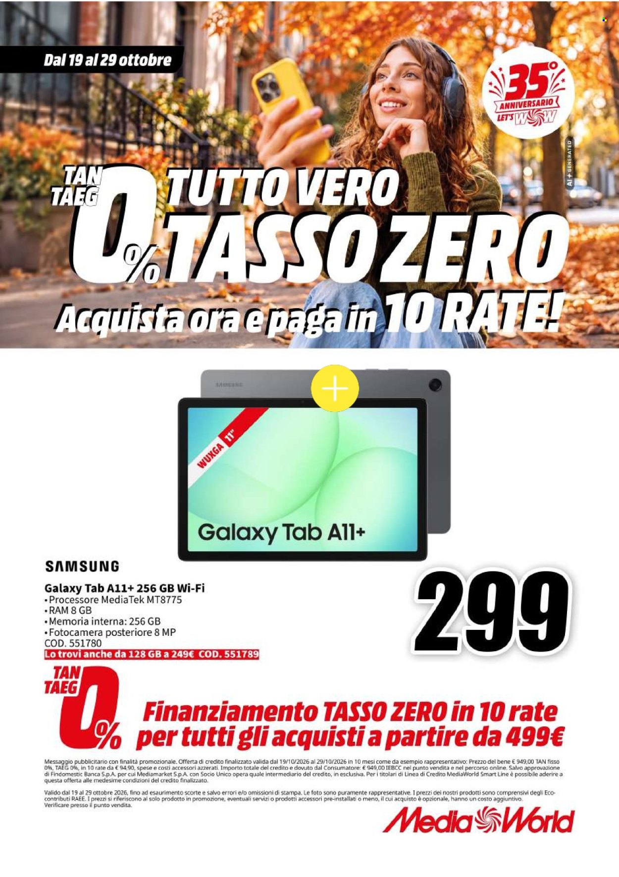Volantino MediaWorld - 19/10/2026 - 29/10/2026. Pagina 15