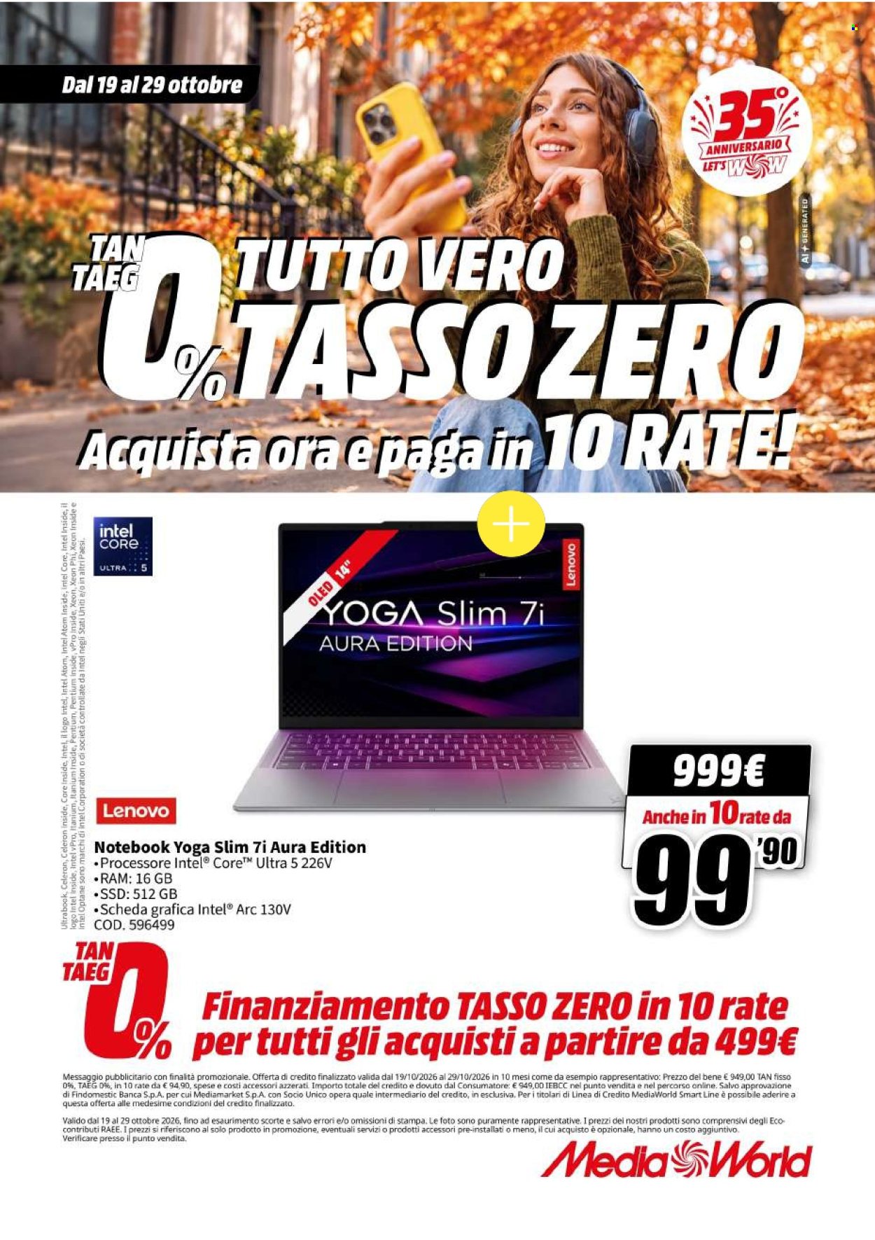 Volantino MediaWorld - 19/10/2026 - 29/10/2026. Pagina 26