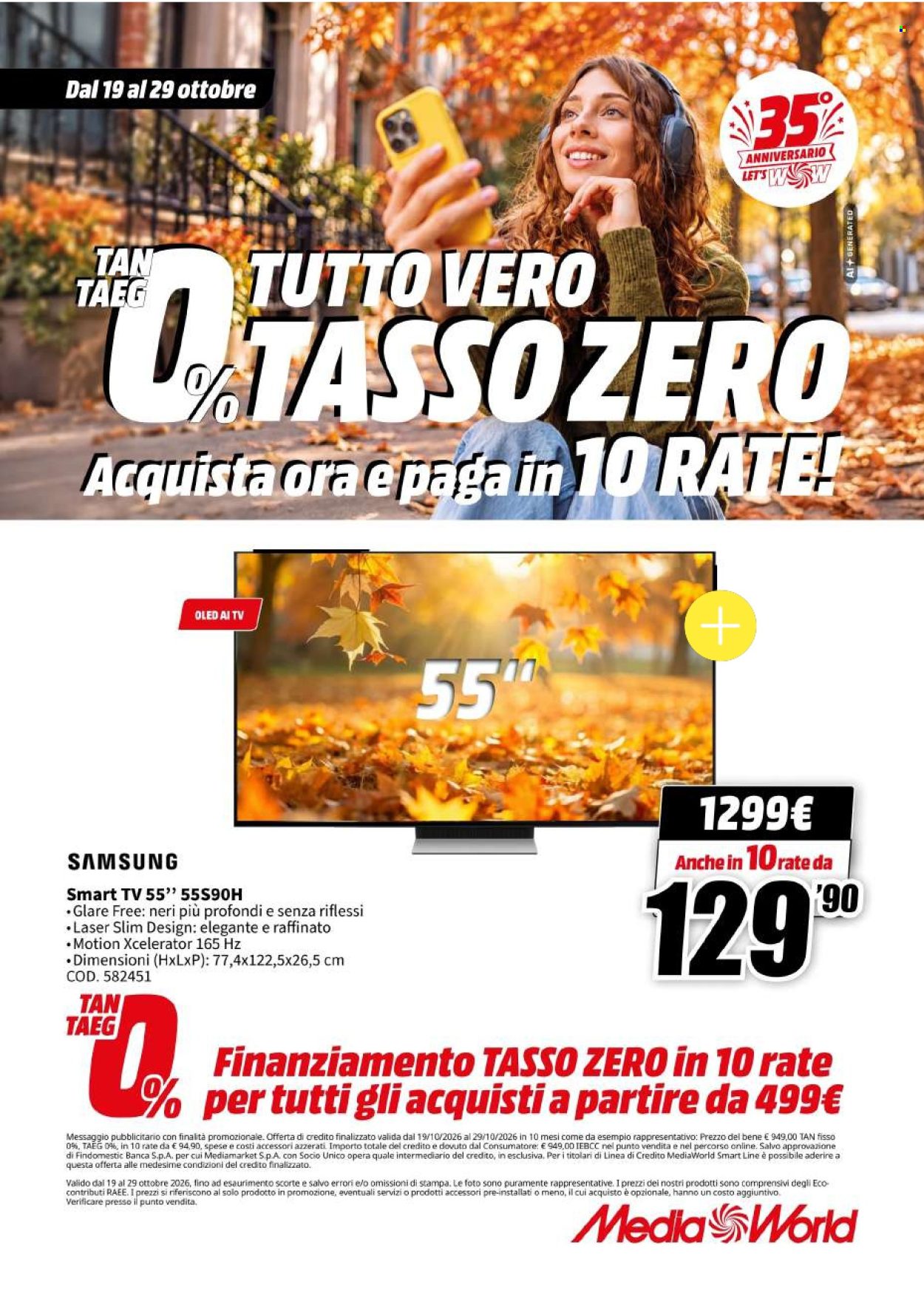 Volantino MediaWorld - 19/10/2026 - 29/10/2026. Pagina 36