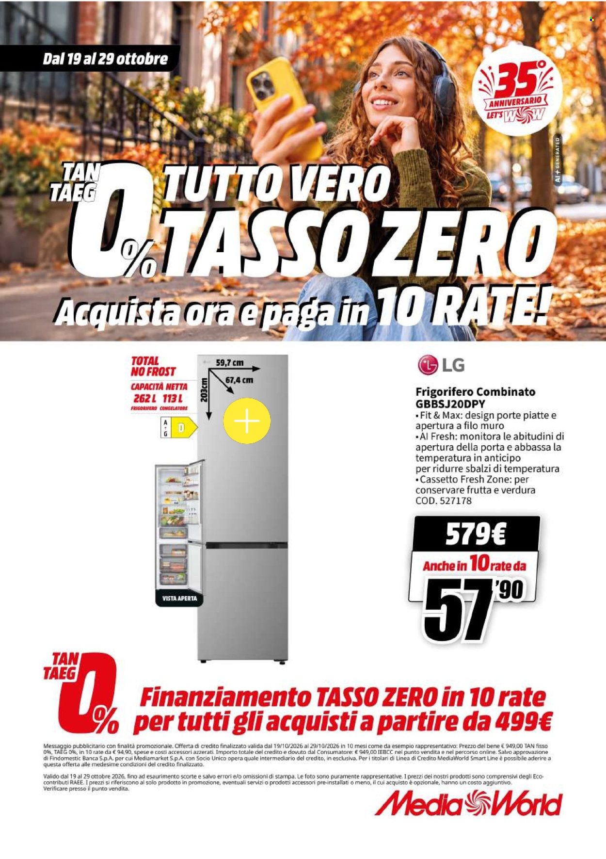 Volantino MediaWorld - 19/10/2026 - 29/10/2026. Pagina 53