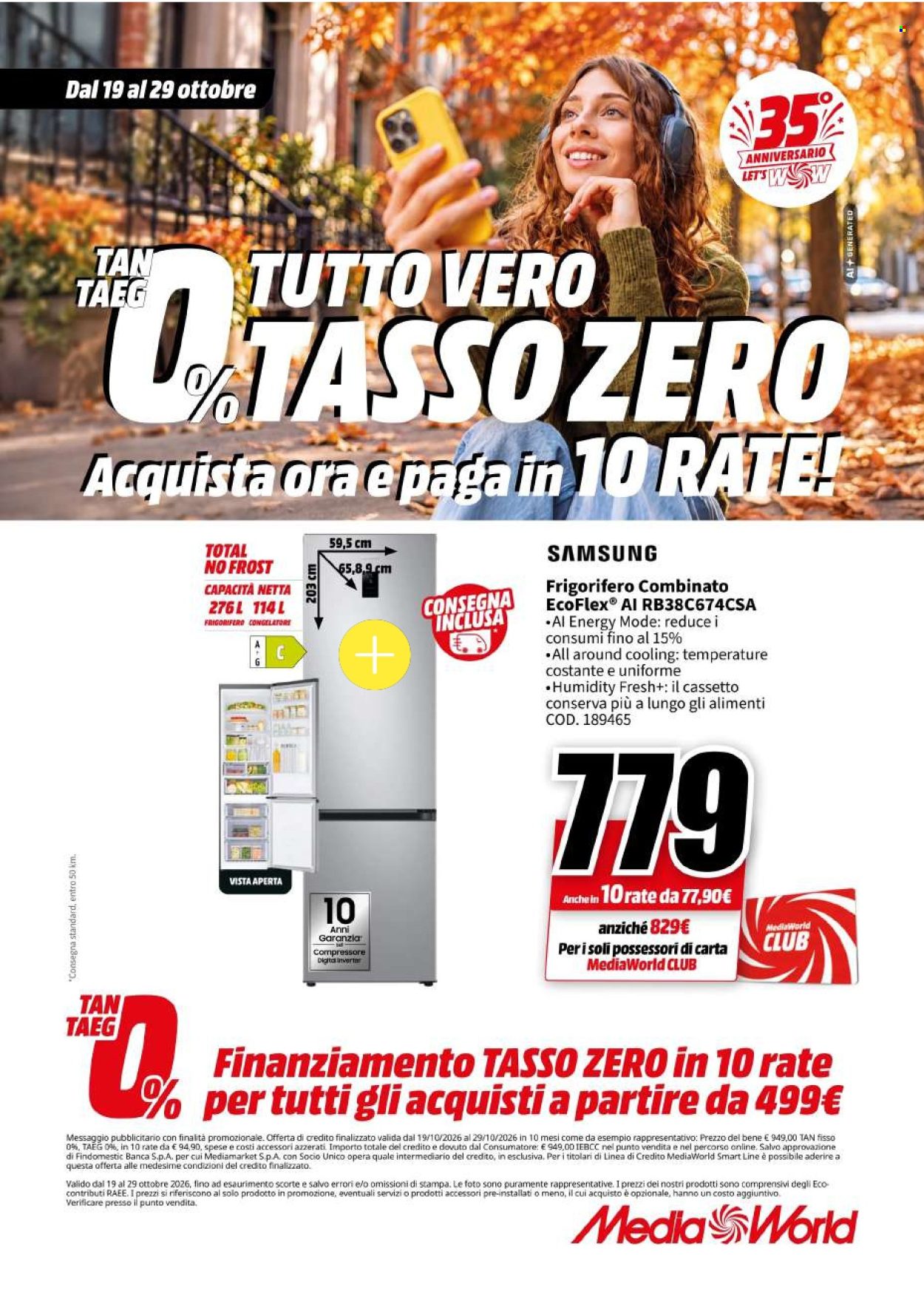 Volantino MediaWorld - 19/10/2026 - 29/10/2026. Pagina 54