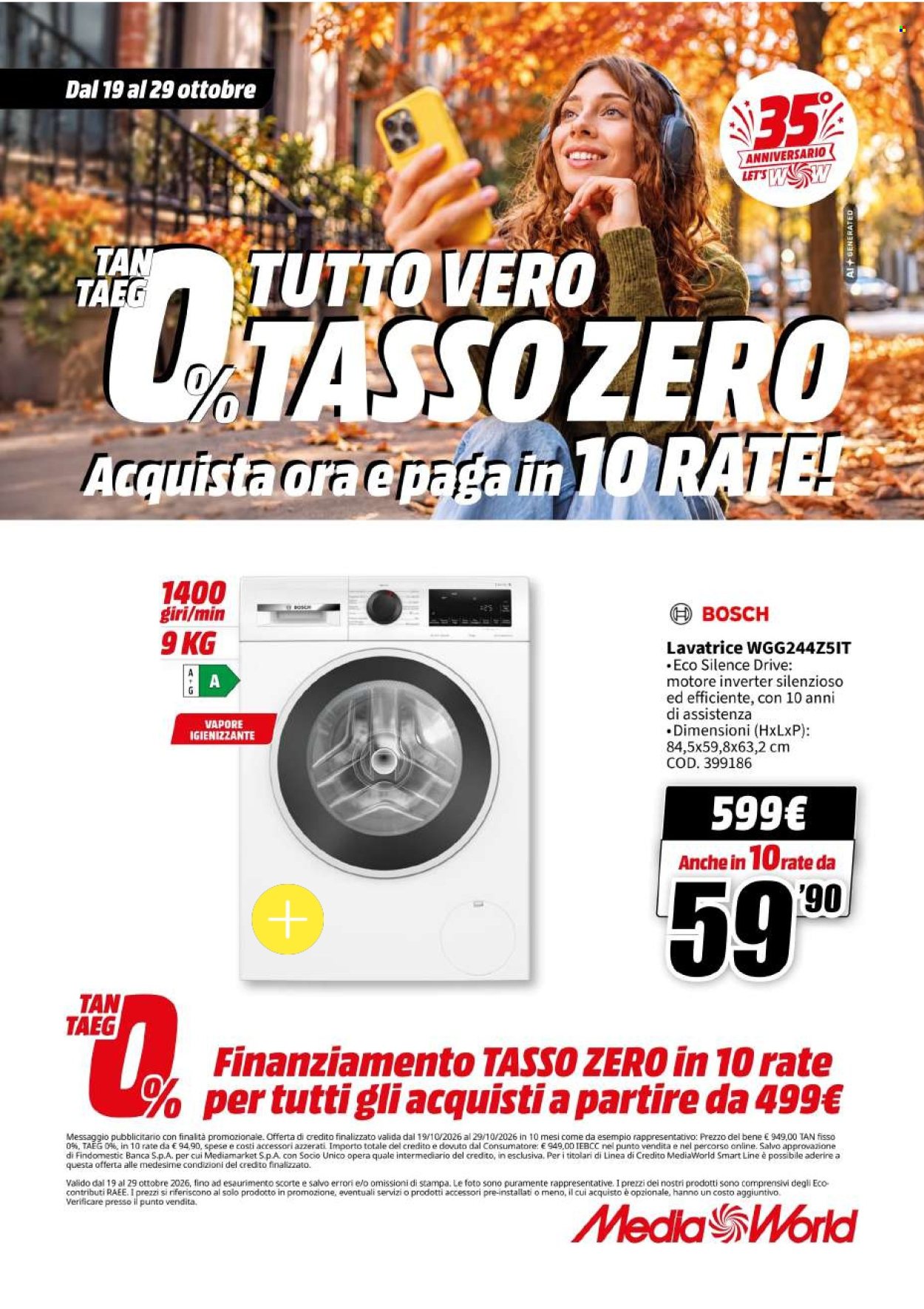 Volantino MediaWorld - 19/10/2026 - 29/10/2026. Pagina 55