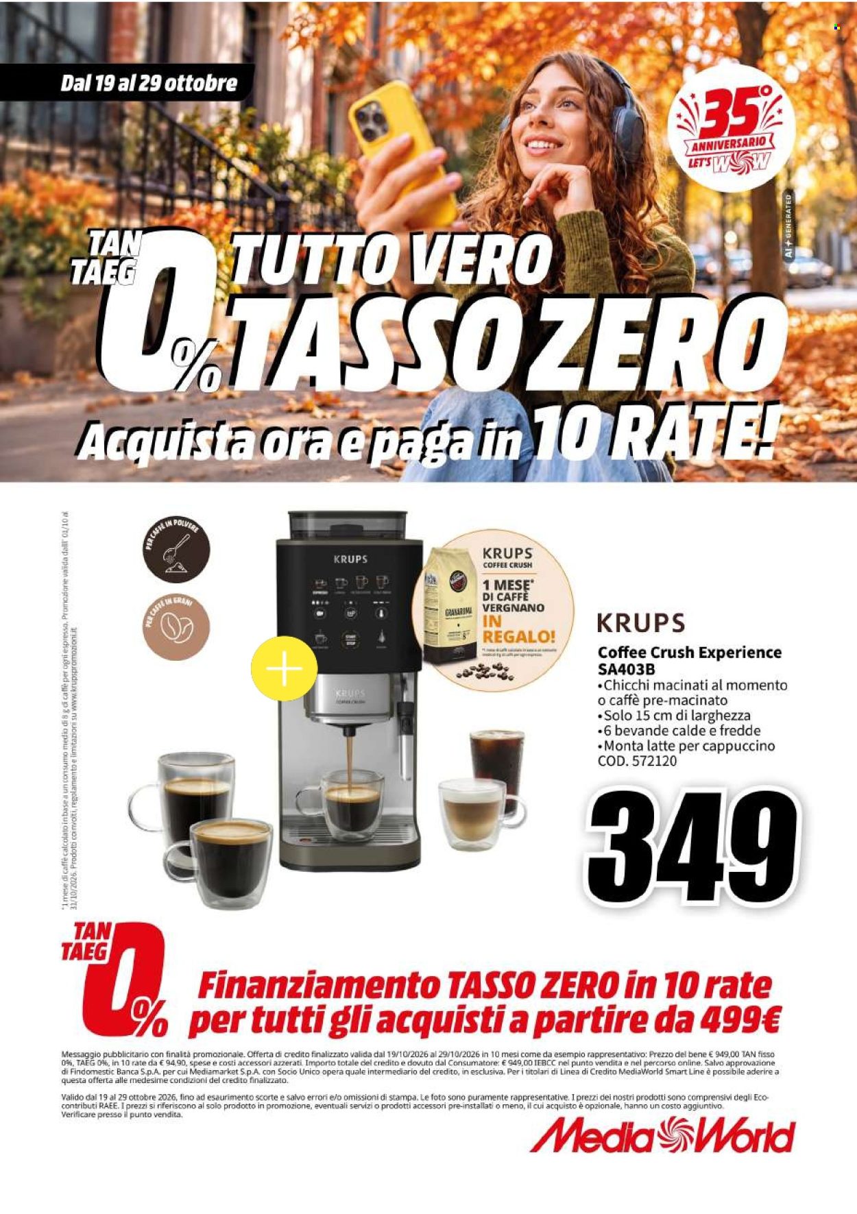 Volantino MediaWorld - 19/10/2026 - 29/10/2026. Pagina 75