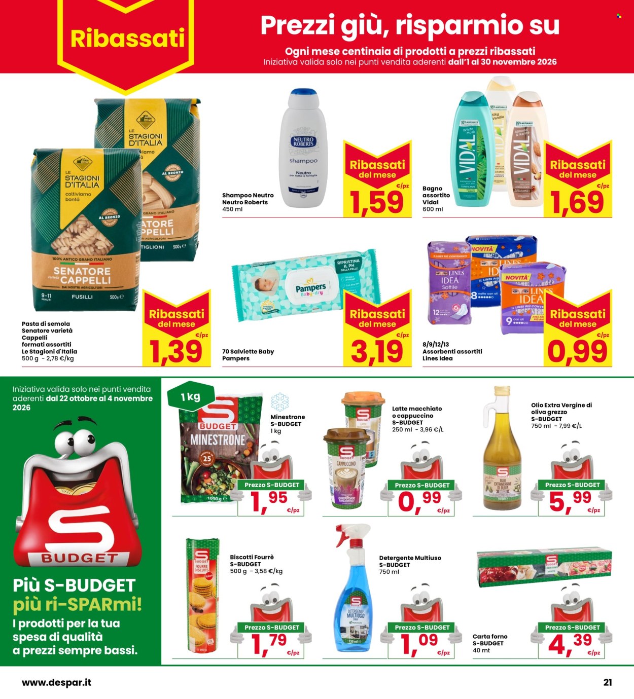 Volantino Interspar - 22/10/2026 - 4/11/2026. Pagina 21