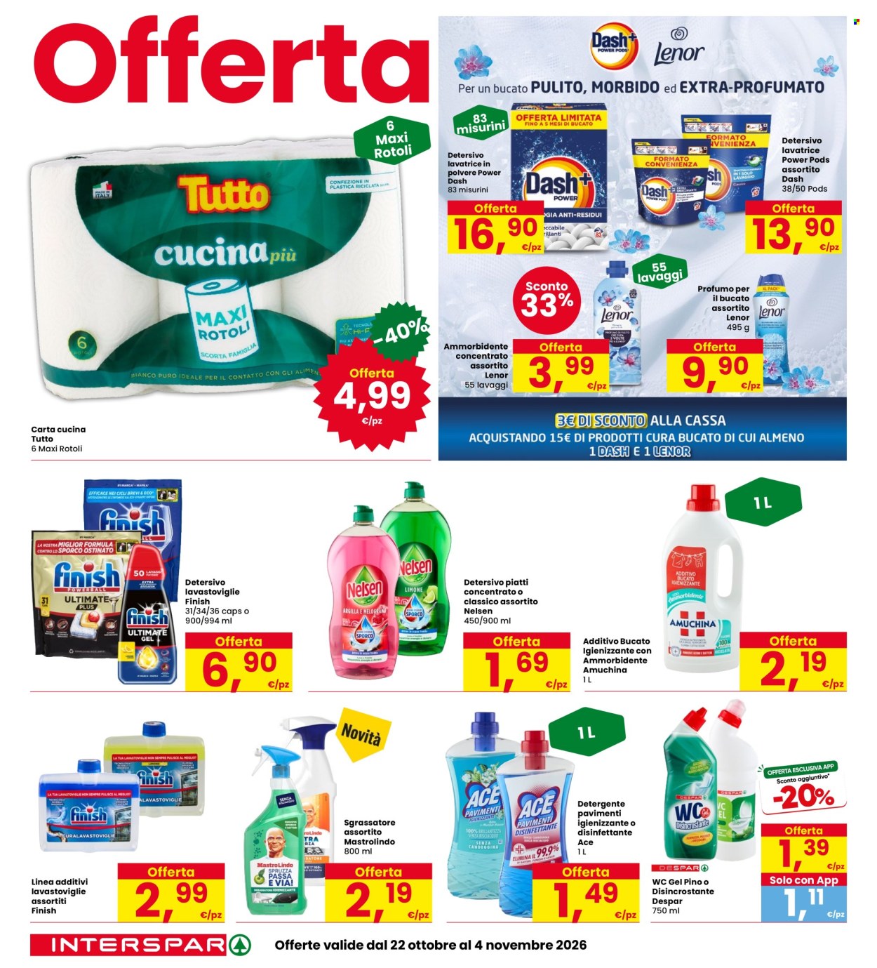 Volantino Interspar - 22/10/2026 - 4/11/2026. Pagina 26
