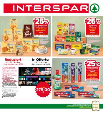 Volantino Interspar - 22/10/2026 - 4/11/2026.