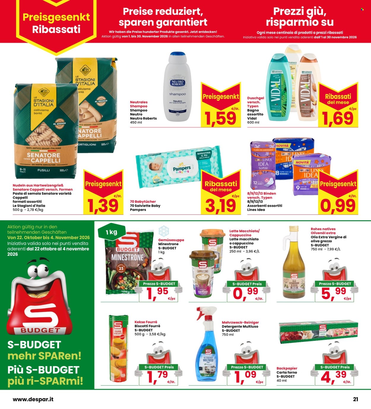 Volantino Interspar - 22/10/2026 - 4/11/2026. Pagina 21