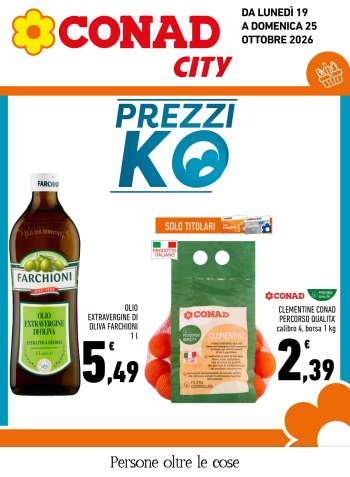Volantino Conad City - 19/10/2026 - 25/10/2026.