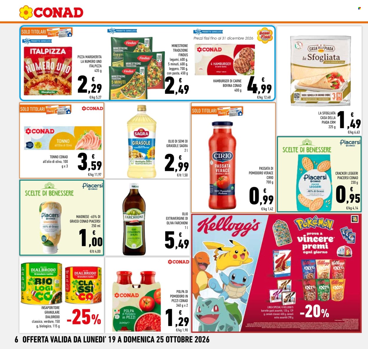 Volantino Conad - 19/10/2026 - 25/10/2026. Pagina 6