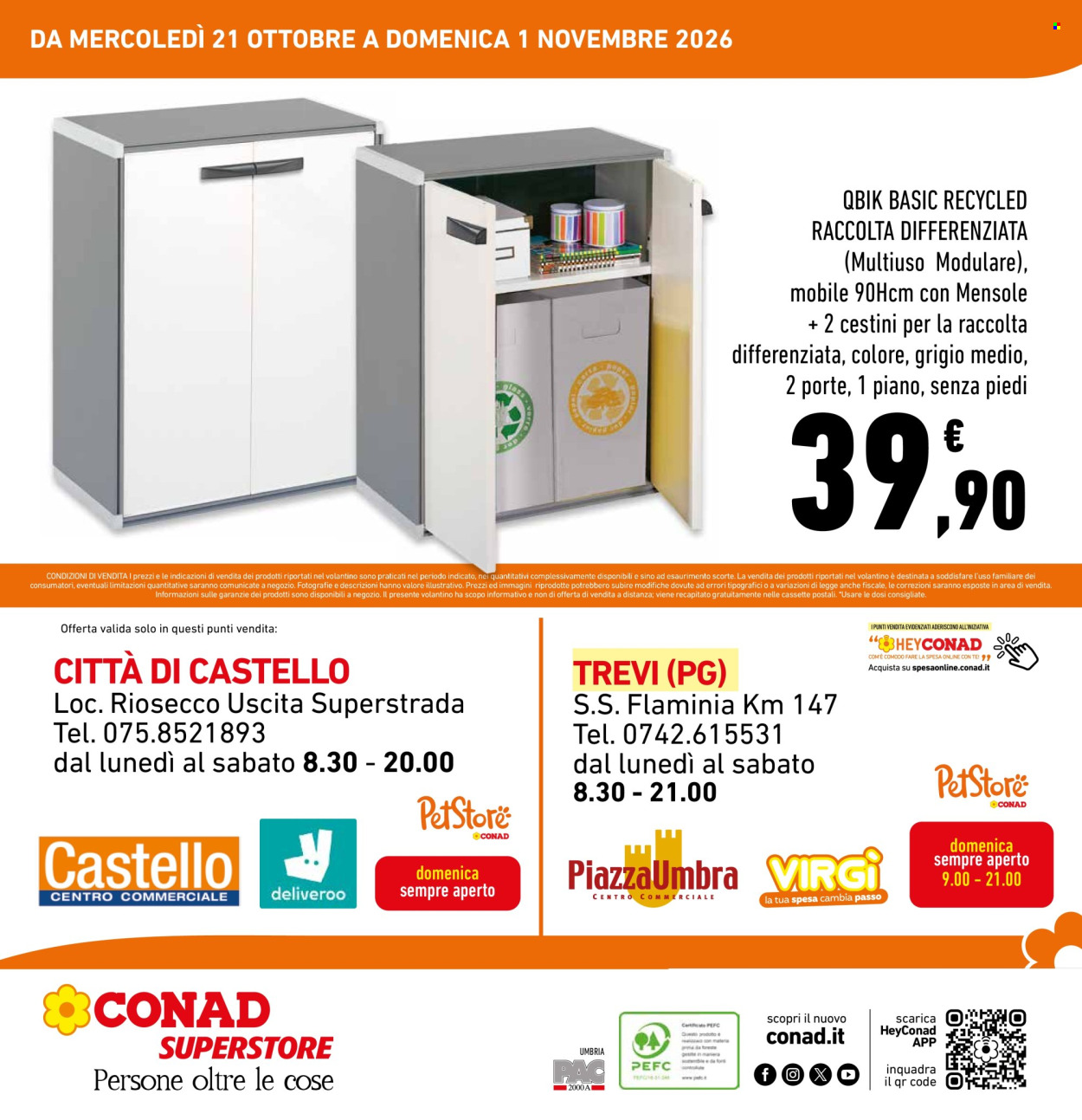 Volantino Conad Superstore - 21/10/2026 - 1/11/2026. Pagina 4