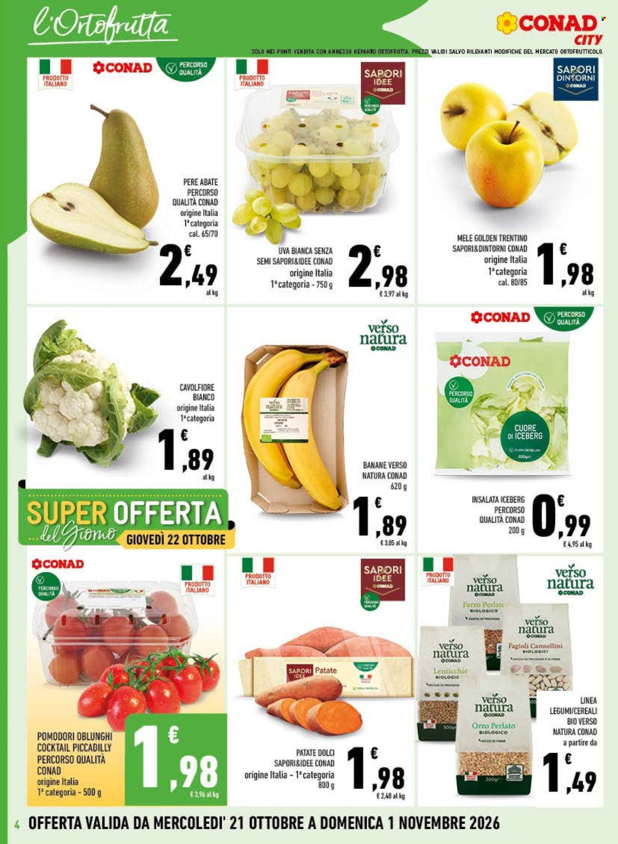 Volantino Conad - 21/10/2026 - 1/11/2026. Pagina 4
