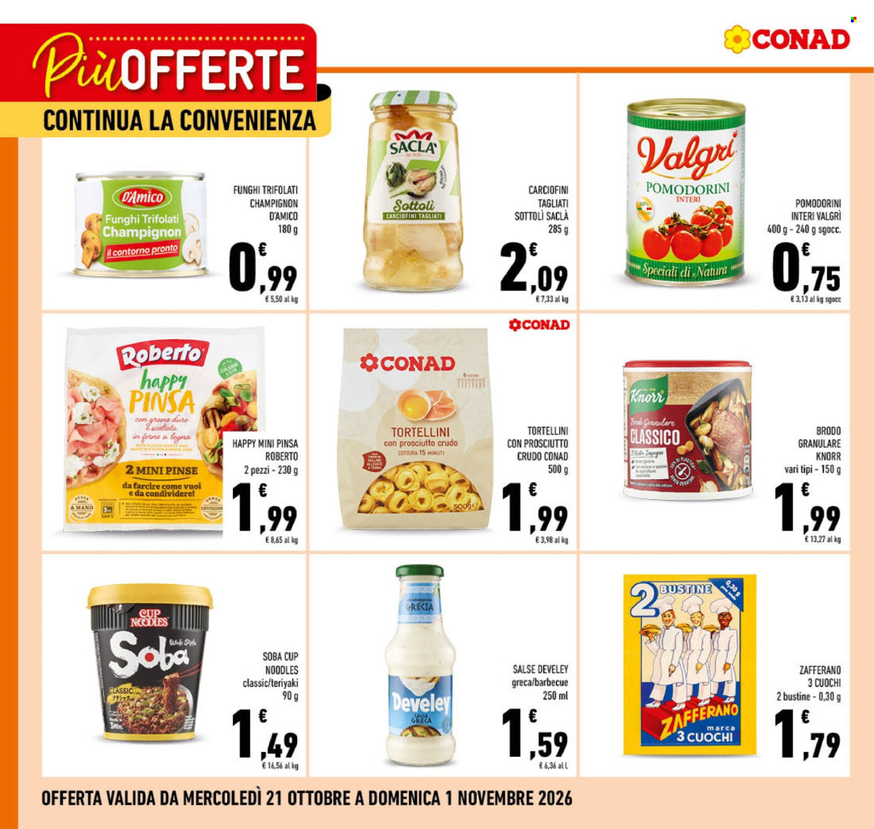 Volantino Conad - 21/10/2026 - 1/11/2026. Pagina 1