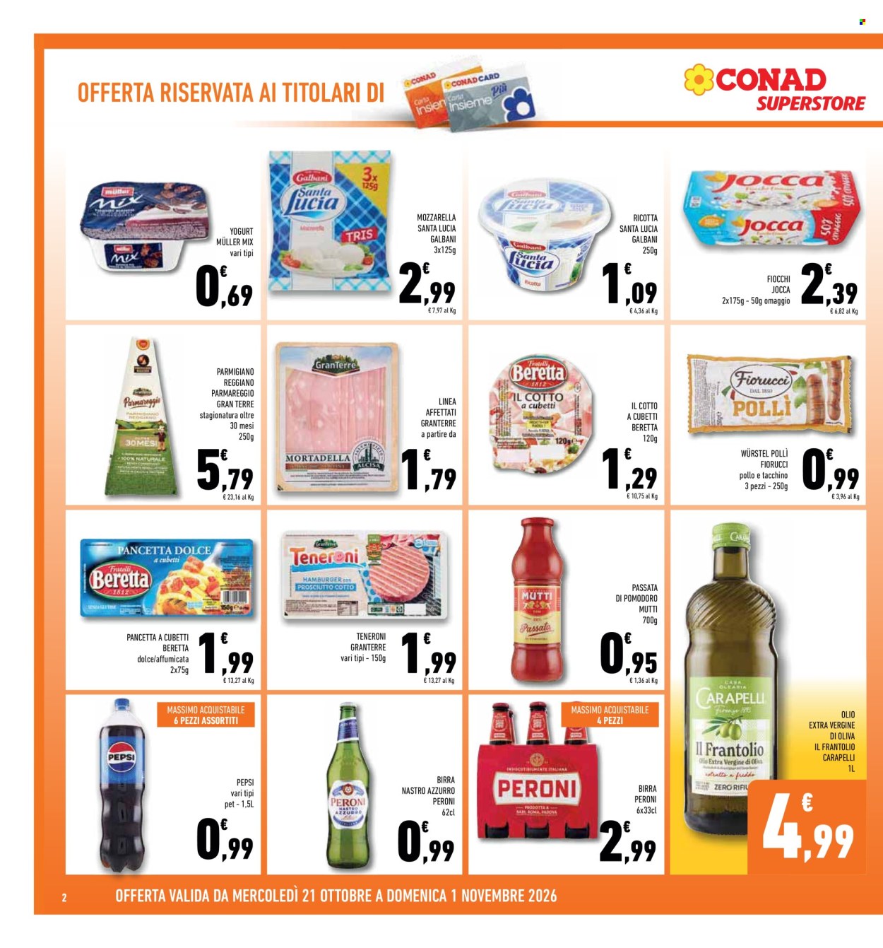 Volantino Conad - 21/10/2026 - 1/11/2026. Pagina 2