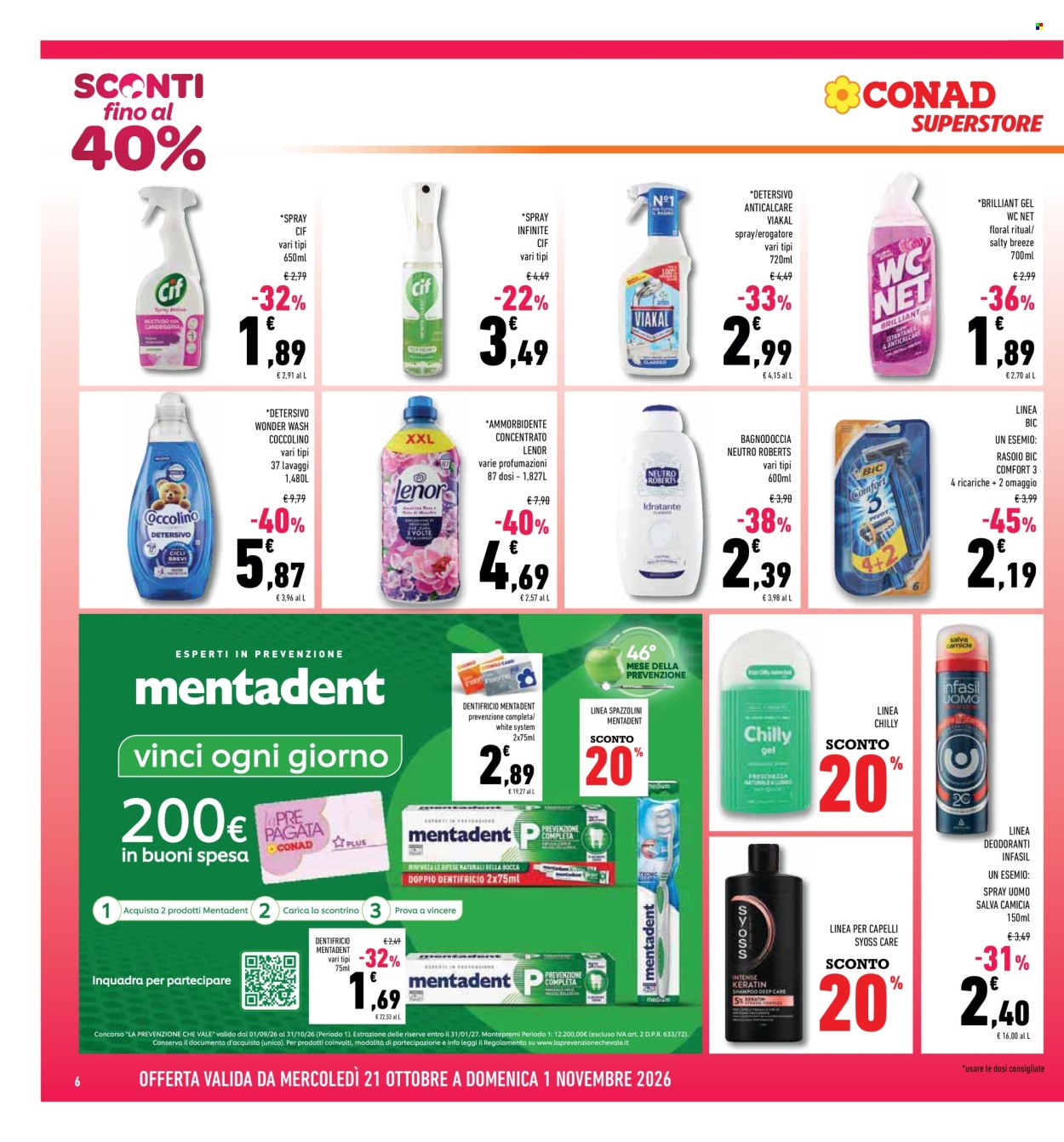 Volantino Conad - 21/10/2026 - 1/11/2026. Pagina 6